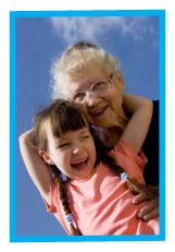 Grandmother and child